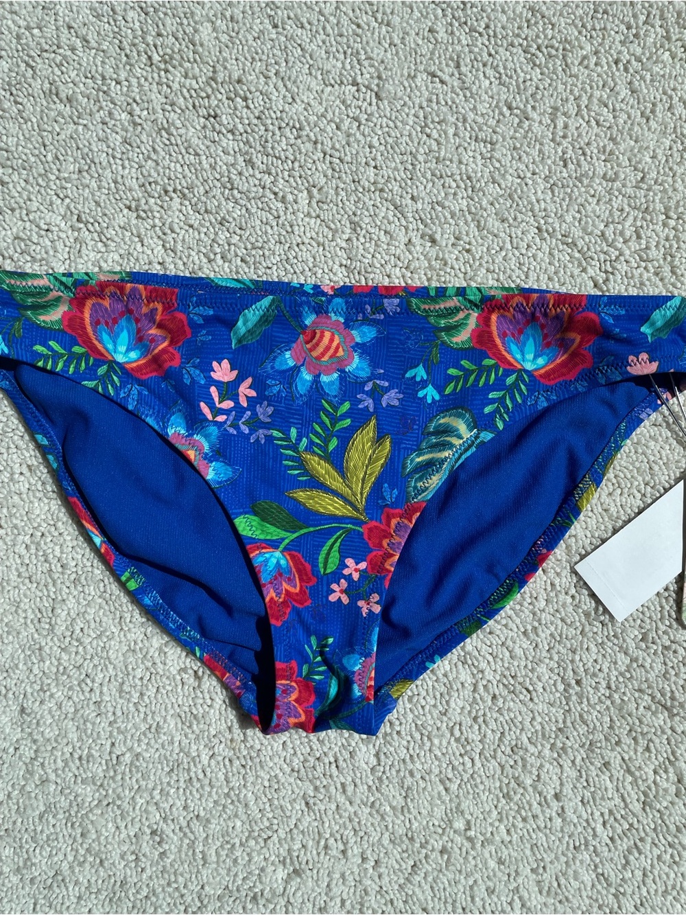 NWT Johnny Was Swimsuit Bikini Hipster Bottom Roumba Size L